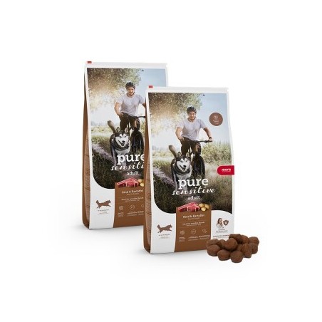 mera pure sensitive Fresh Meat Rind & Kartoffel 2x4 kg