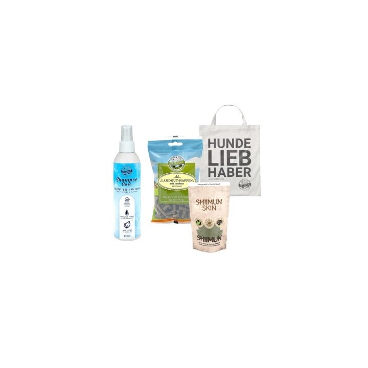 Bellfor Körperpflege-Sparset mit rückfettendem Hundeshampoo