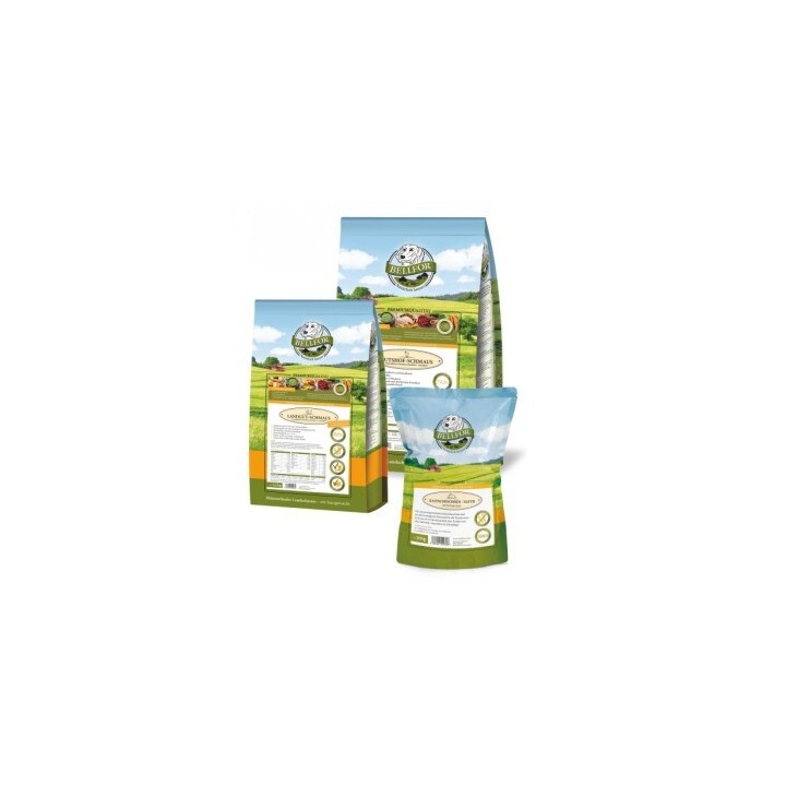 Bellfor Sparset Nr. 2 Hundeleckerlies - Gutshof-Schmaus 7,5kg + Landgut-Schmaus 2,5kg + Kaninchenohren 200g