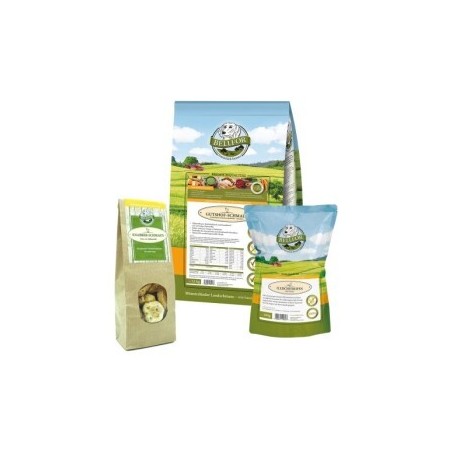 Bellfor Sparset Nr. 4. Gutshof Schmaus 7,5kg + Enten Fleischstreifen 100g + Knabber Schmaus 100g