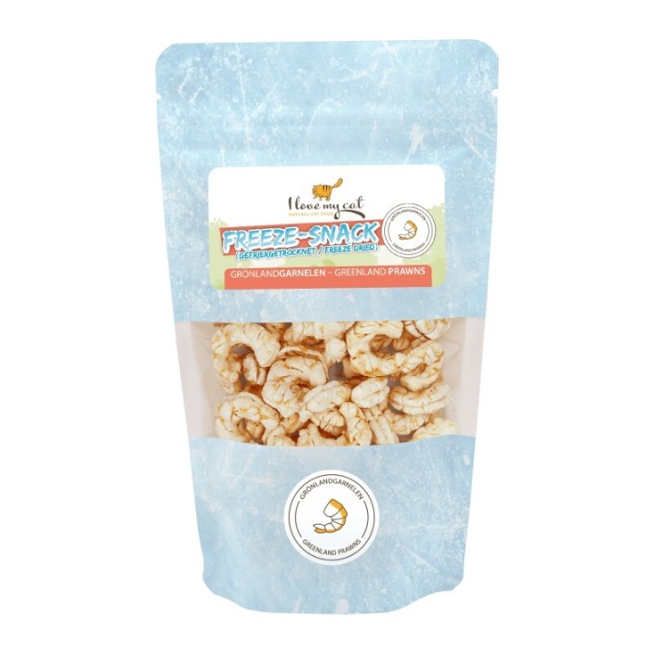I love my cat Freeze-Snack für Katzen mit Grönlandgarnalen - 25g