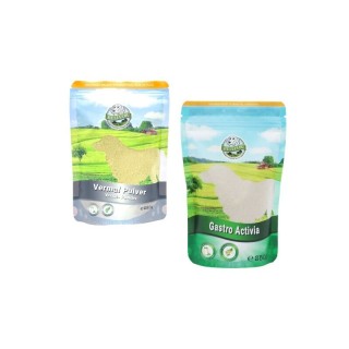 Bellfor Sparset mit Ergänzungsfuttermitteln für Hunde – Vermal (250 g) & Gastro Activia (250 g)