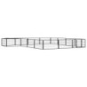 VidaXL Hunde Laufstall / Freilaufgehege mit Unterstand 4 m, 4 m, 50 cm