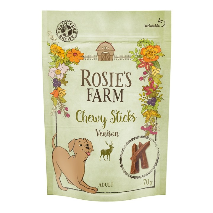 Rosie's Farm Kausnacks "Wild" - Sparpaket 5 x 70 g