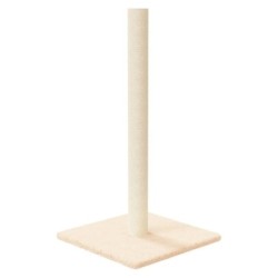 VidaXL Kratzsäule Kratzbaum Katzenkratzbaum Kratzstange Kratzstamm Katzenstamm creme