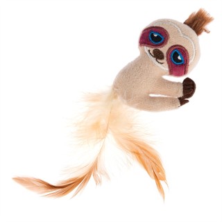 TIAKI Katzenspielzeug Faultier mit Katzenminze - 1 Stück