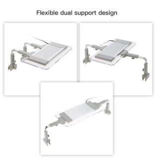 RGBW LED Touch Control Aquarium Licht SMD2835 Ultradünn Gesamtleistung 5W für Aquarium EU Plug