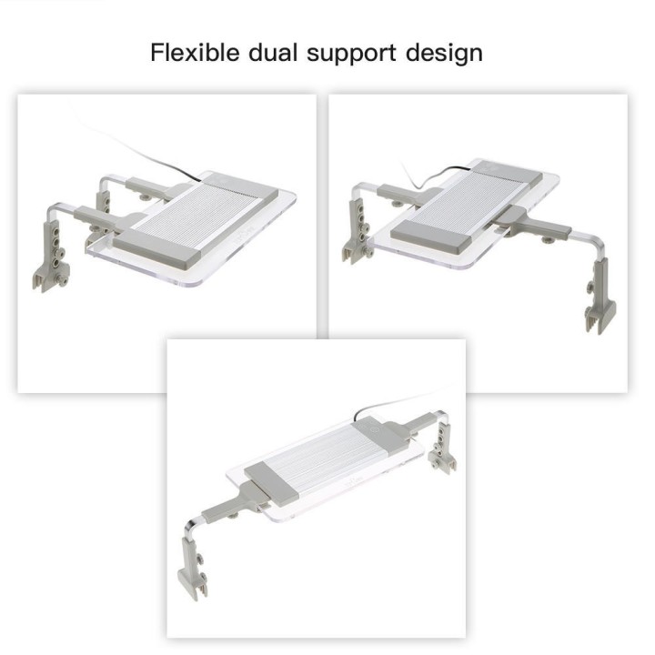 RGBW LED Touch Control Aquarium Licht SMD2835 Ultradünn Gesamtleistung 5W für Aquarium EU Plug