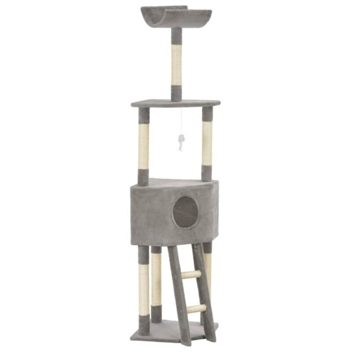 VidaXL Katzenkratzbaum Sisal 180cm grau