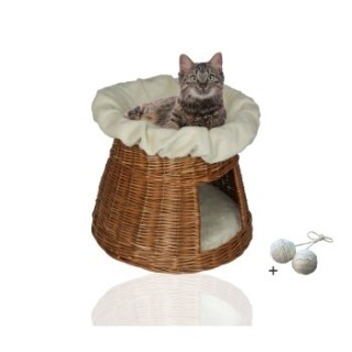 Rohrschneider ® Katzenturm mit Höhle und Gratis-Beigabe