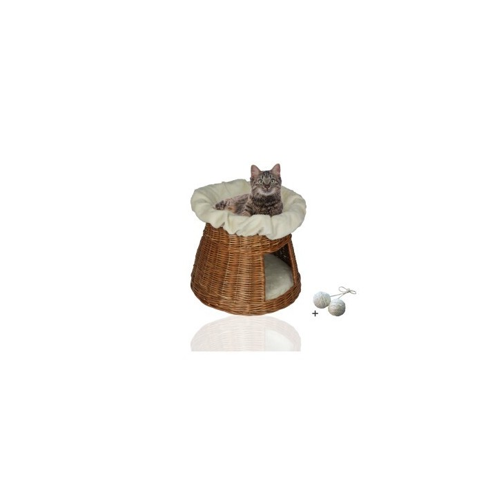 Rohrschneider ® Katzenturm mit Höhle und Gratis-Beigabe