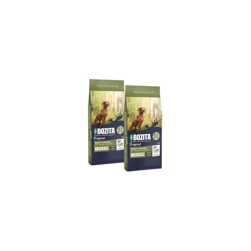 BOZITA Dog Original Adult Flavour Plus 2x12 kg