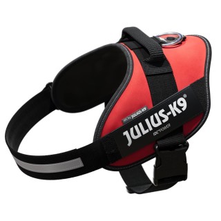JULIUS-K9 IDC®-Powergeschirr - rot - Größe XL: Brustumfang 71 - 96 cm