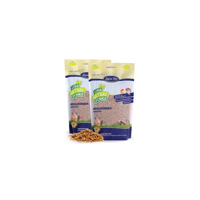 Lyra Pet Mehlwürmer getrocknet 2 kg