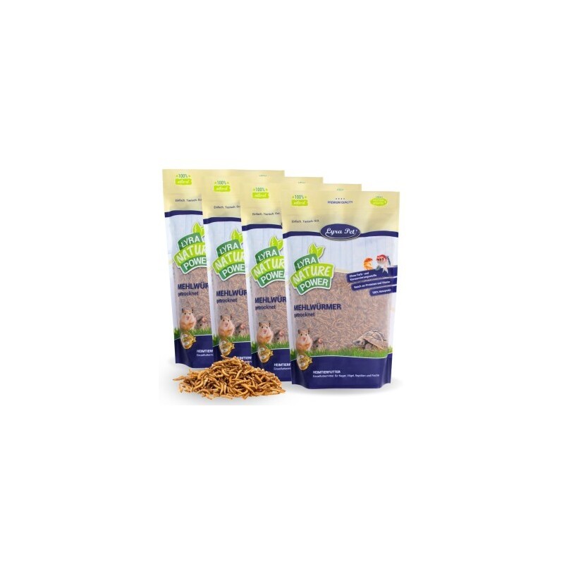 Lyra Pet Mehlwürmer getrocknet 4 kg