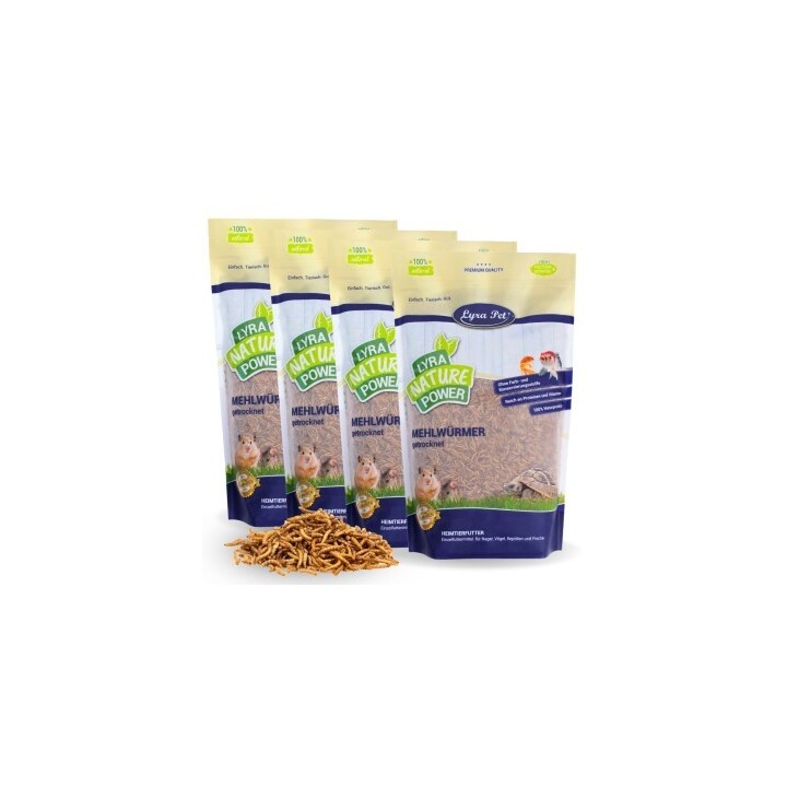 Lyra Pet Mehlwürmer getrocknet 4 kg