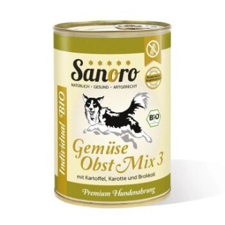 Sanoro BIO Gemüse-Obst-Mix 3 mit Bio-Kartoffel 12x400g