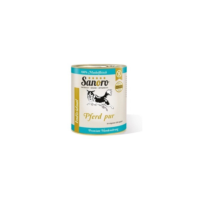Sanoro Pures Muskelfleisch vom Pferd 6x800g