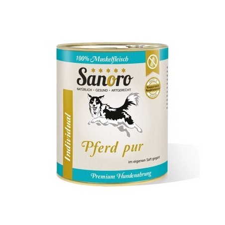 Sanoro Pures Muskelfleisch vom Pferd 6x800g