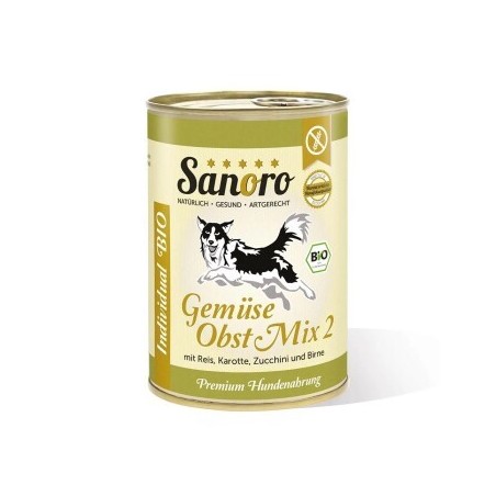 Sanoro BIO Gemüse-Obst-Mix 2 mit Bio-Reis 12x400g