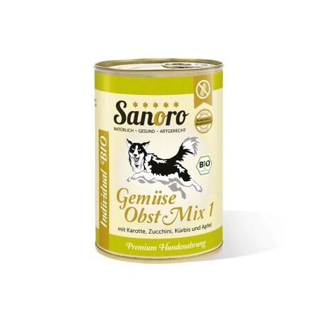 Sanoro BIO Gemüse-Obst-Mix 1 mit Bio-Karotte 12x400g