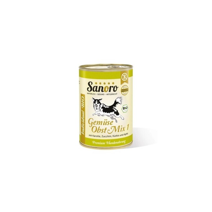 Sanoro BIO Gemüse-Obst-Mix 1 mit Bio-Karotte 12x400g