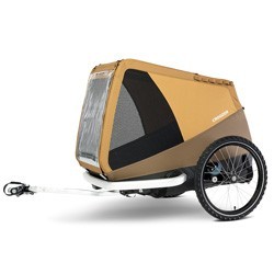 Croozer® Hunde-Fahrradanhänger Dog Mikke sundown yellow, Maße: ca. 90 x 54 cm