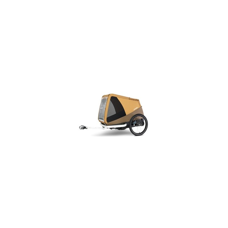 Croozer® Hunde-Fahrradanhänger Dog Mikke sundown yellow, Maße: ca. 90 x 54 cm