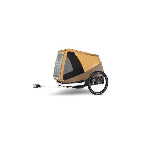 Croozer® Hunde-Fahrradanhänger Dog Mikke sundown yellow, Maße: ca. 90 x 54 cm