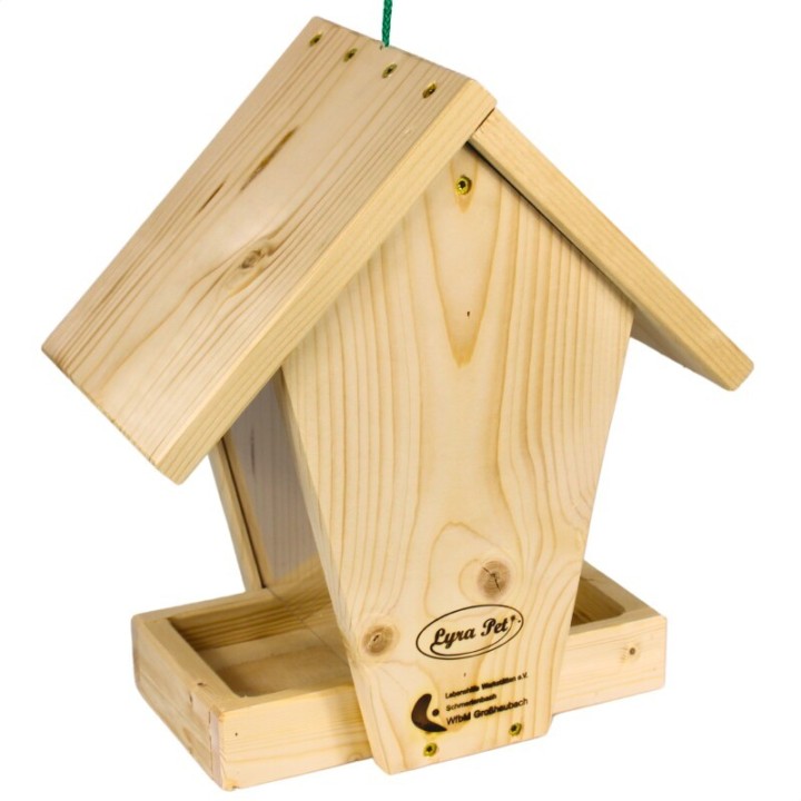 Lyra Pet Vogelhaus Hugos Fly In - Handgefertigt von Lebenshilfe e.V.