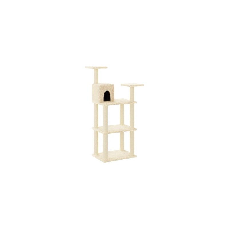 VidaXL Katzenbaum 119cm creme