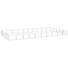 VidaXL Hundezwinger Stahl silber 10 m, 5 m, 70 cm