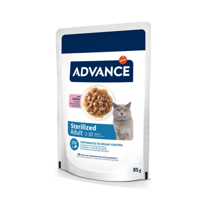 Advance Feline Sterilized Truthahn - 12 x 85 g
