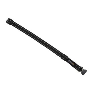 Hundehalsband mit Regatta-Streifen L-XL schwarz