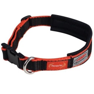 Weatherbeeta Therapy-Tec Hundehalsband L schwarz/rot