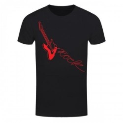 Grindstore Herren Gitarre Rock Lead T-Shirt 3XL rot/schwarz