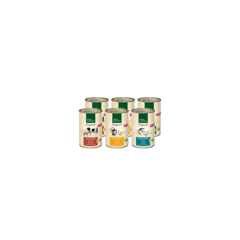 REAL NATURE Original Adult 6x400 g Mixpaket 2