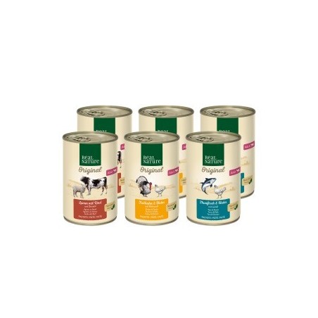 REAL NATURE Original Adult 6x400 g Mixpaket 2