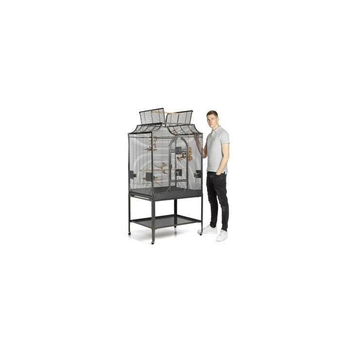 Montana Cages Vogelkäfig Madeira III dunkelgrau