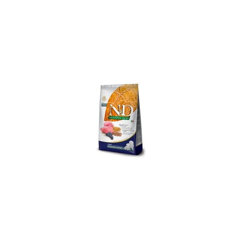 N&D Farmina Ancestral Grain Medium/Maxi Puppy Lamm 12 kg