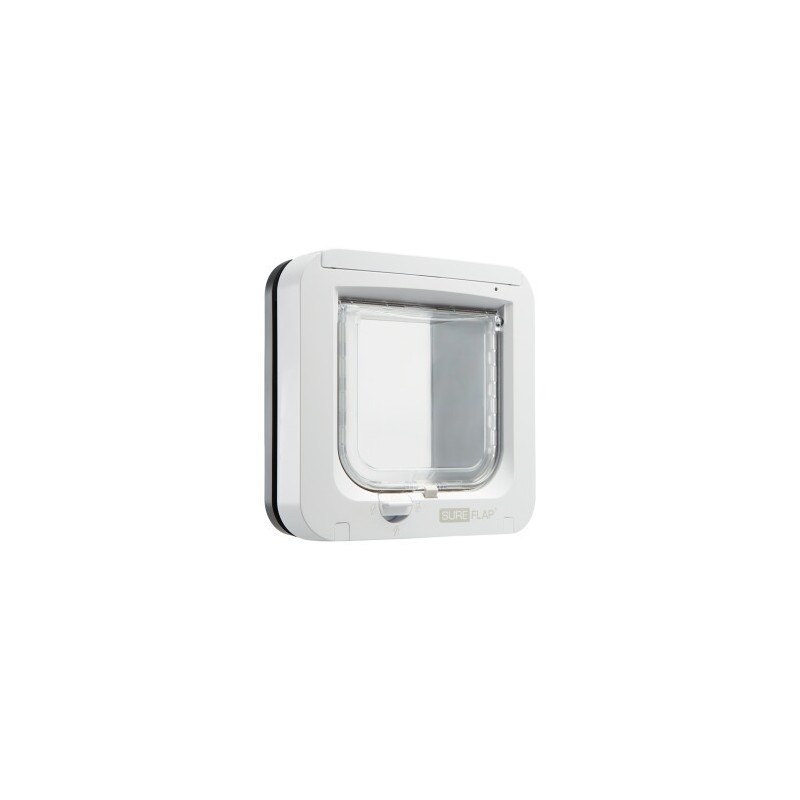 SureFlap Mikrochip Katzenklappe Grau/Weiss
