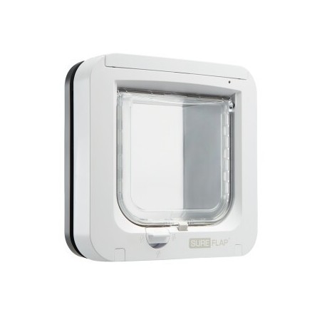 SureFlap Mikrochip Katzenklappe Grau/Weiss