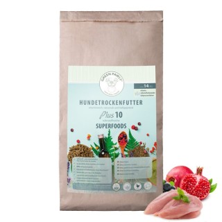 GREEN PAWLY ® Trockenfutter, Huhn Complete + 10 Superfoods 14 kg