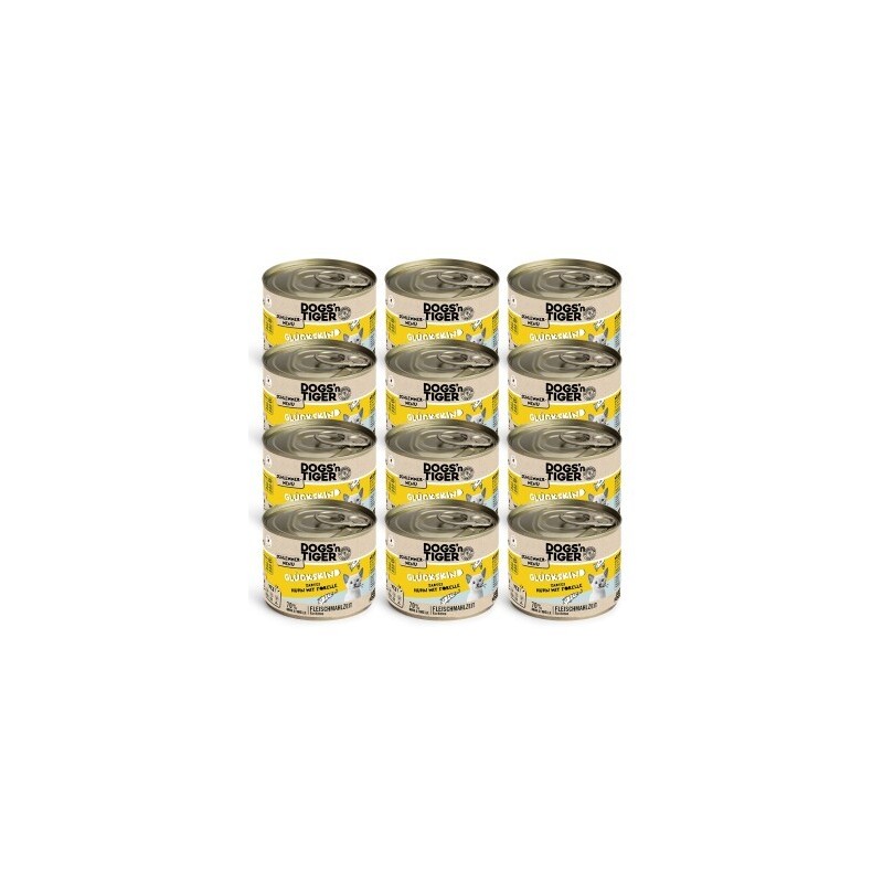Dogs'n Tiger Glückskind Huhn & Forelle 12x200 g