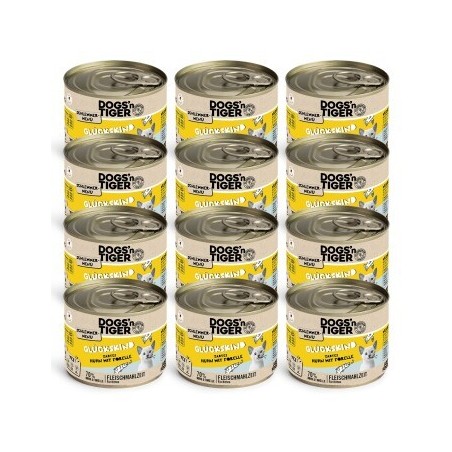 Dogs'n Tiger Glückskind Huhn & Forelle 12x200 g
