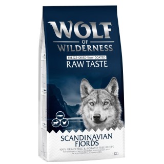 Wolf of Wilderness "Scandinavian Fjords" Rentier, Huhn & Lachs - getreidefrei - 1 kg