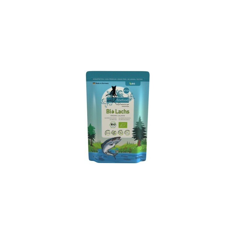 Catz finefood Nassfutter Katze Bio Adult No. 513 Lachs 12x85 g