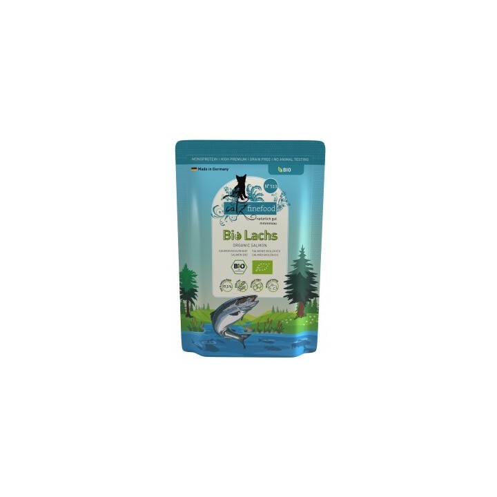 Catz finefood Nassfutter Katze Bio Adult No. 513 Lachs 12x85 g