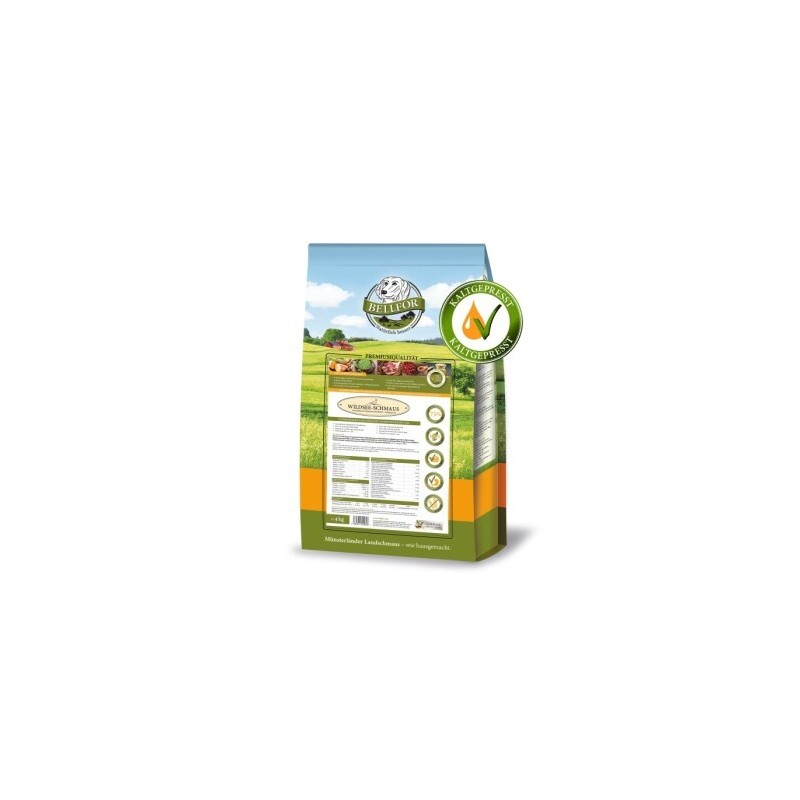 Bellfor Hundetrockenfutter mit Ente - Wildsee-Schmaus - 4 kg