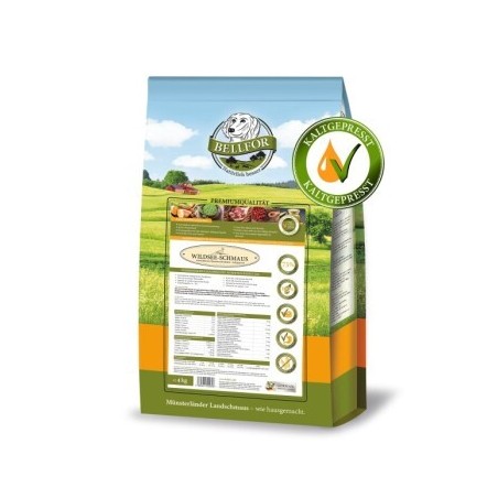 Bellfor Hundetrockenfutter mit Ente - Wildsee-Schmaus - 4 kg